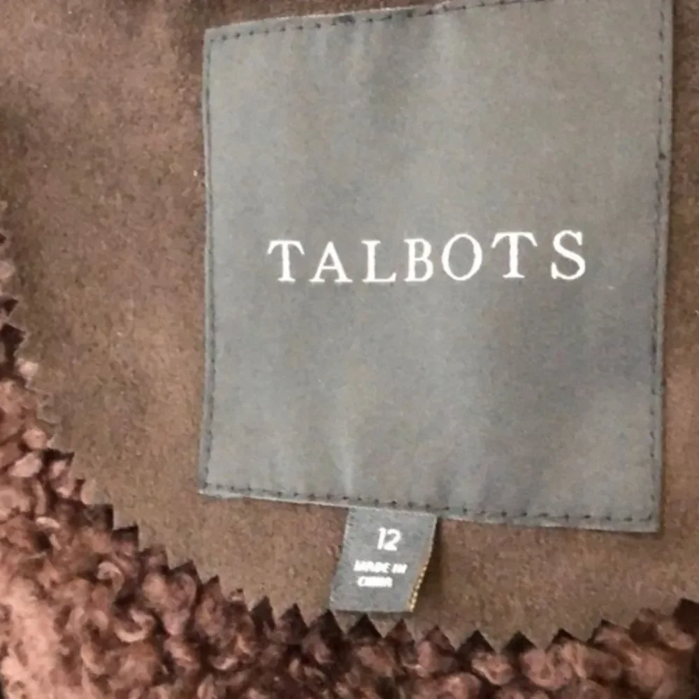 Talbots Vest Dark Brown